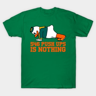 Duck and push up T-Shirt